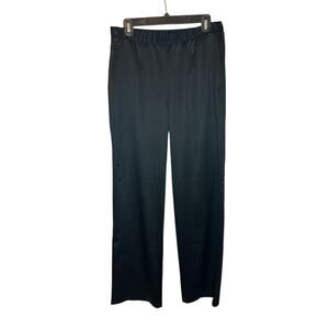 Eileen Fisher‎ Recycled Polyester Satin Pant in Black Size Small